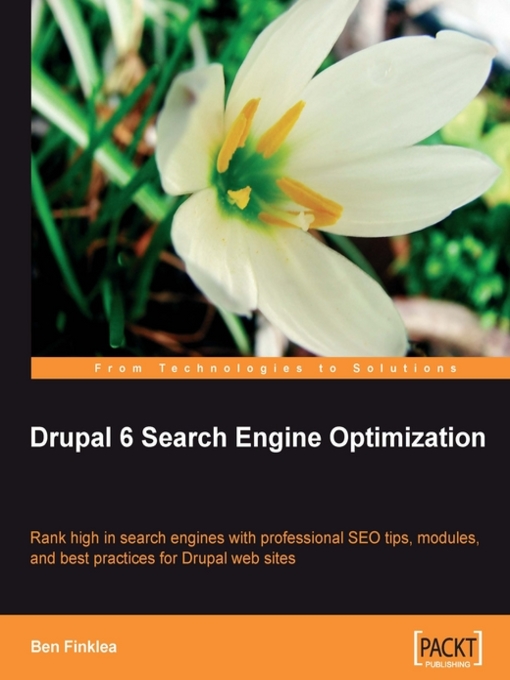 Title details for Drupal 6 Search Engine Optimization by Ben Finklea - Available